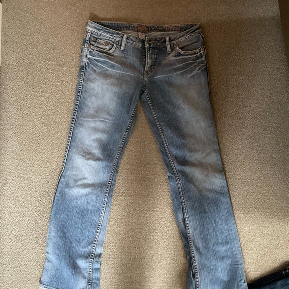 Silver Jeans Light Blue Straight Leg Women's Jeans - Picture 1 of 3